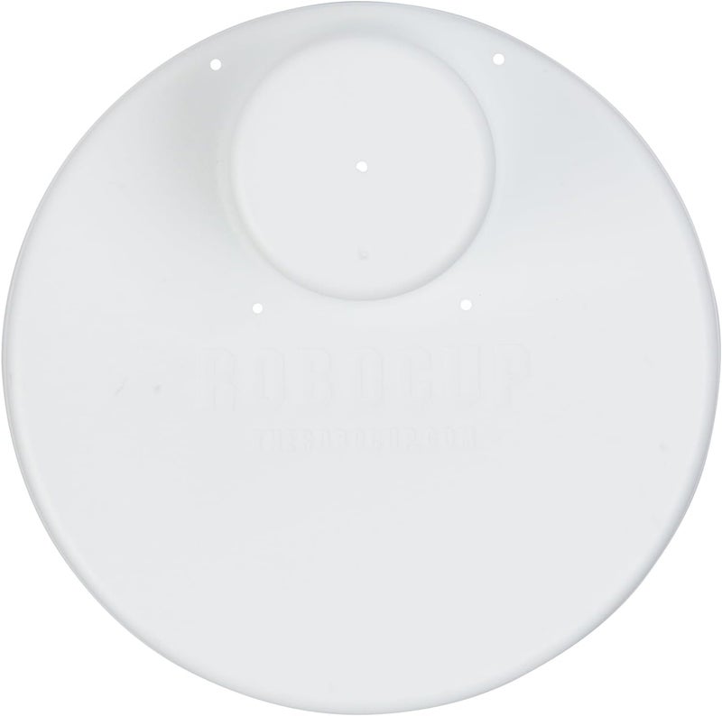 ROBOCUP Plate Accessory, in All 12 Colors, Conveniently Holds Your Food, Snacks, Drinks | Multi-Use Hands Free Project Work Station, Ruggedized Portable Design, Diameter of 8.5"/21.6 CM (White) - Image 4